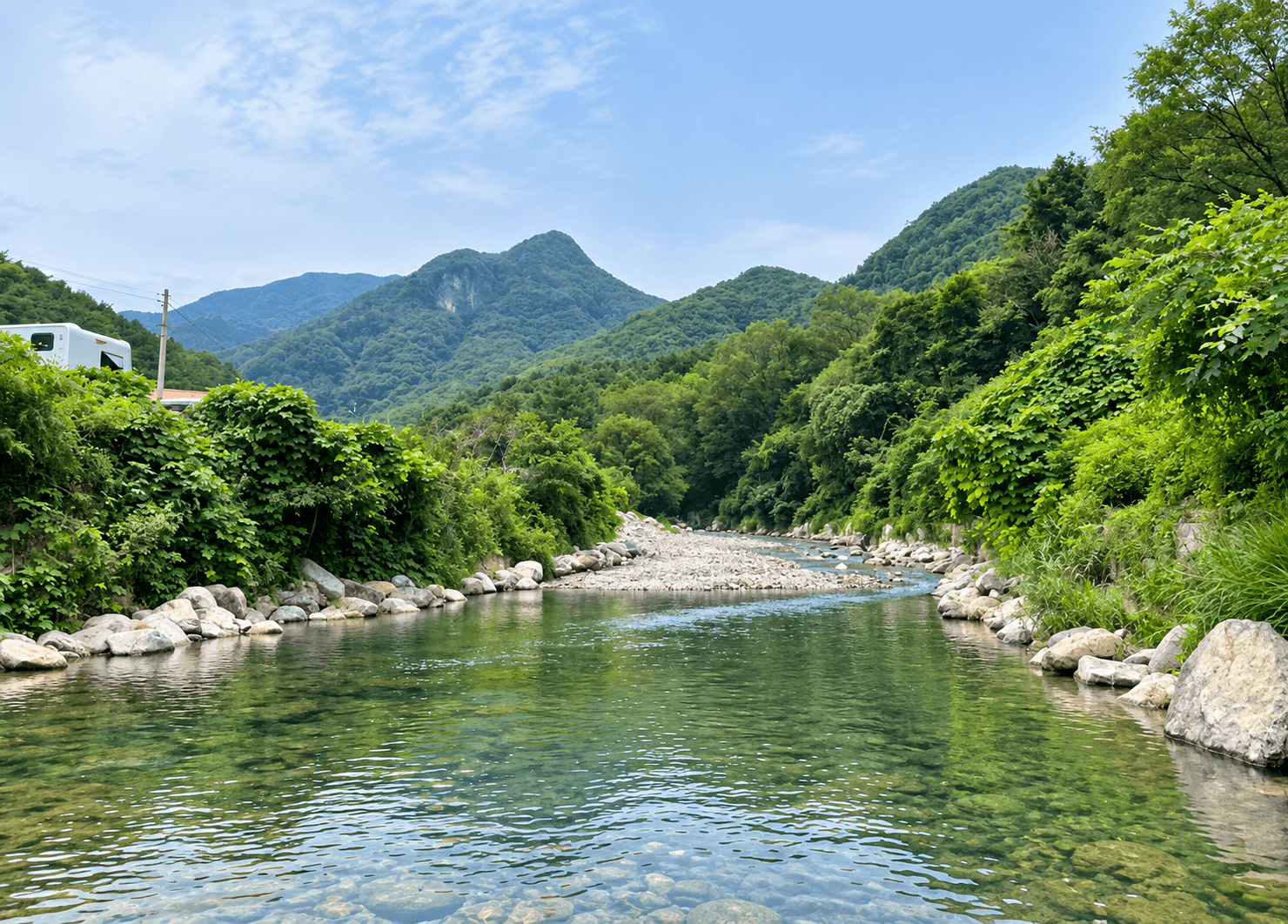 지장산계곡